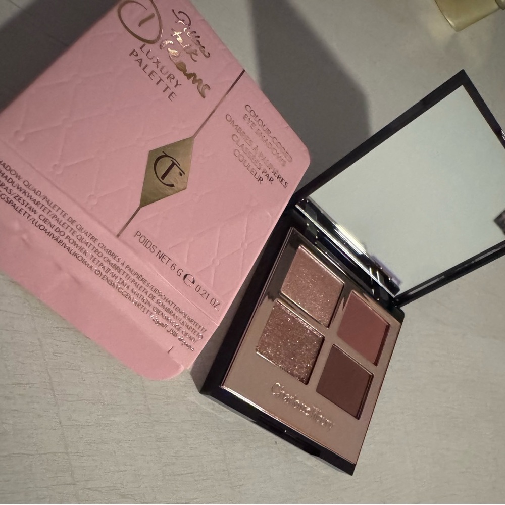 Charlotte Tilbury Luxury Palette -Pillow Talk Quad NIB